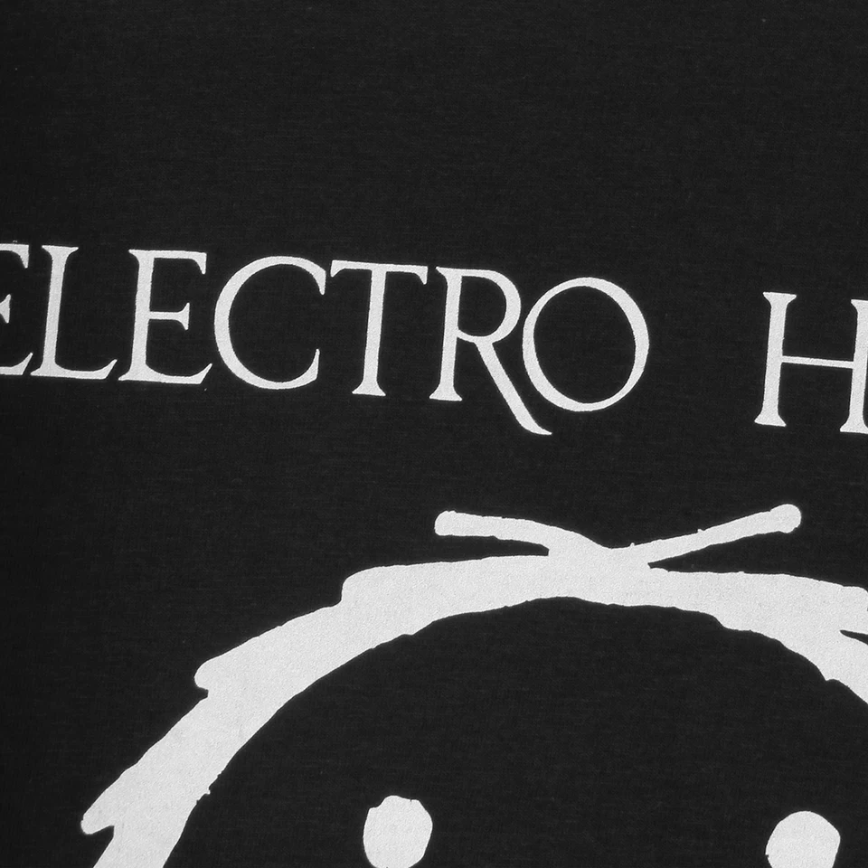 Electro Hippies Punk T-Shirt Men Washed Black Gray