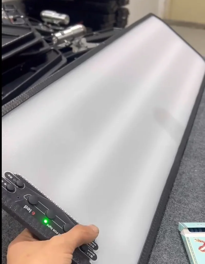 أداة إصلاح دنت ضوء المصباح PDR LED شديدة التحمل مع حامل قابل للتعديل من سبائك الألومنيوم أداة يدوية لوحة تعكس لجسم السيارات Wo
