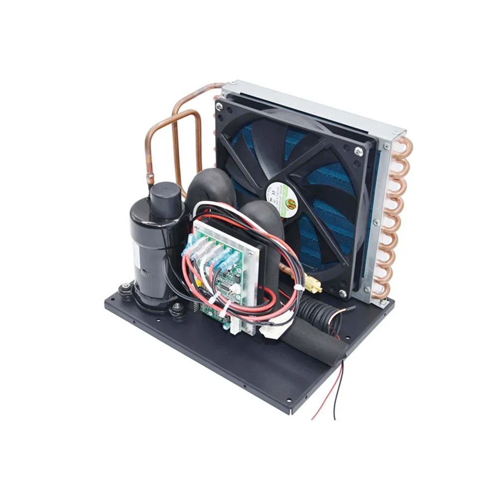 

12v 24v Mini Refrigerator Cooling Unit with Miniature Refrigeration Compressor