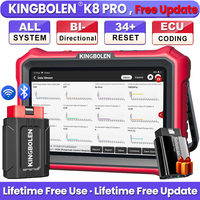Lifetime Free KINGBOLEN K8 PRO, K8 Elite 8 inch CAN FD DoIP All System Car Diagnostic Tools 34 Reset ECU Coding Bi-directional