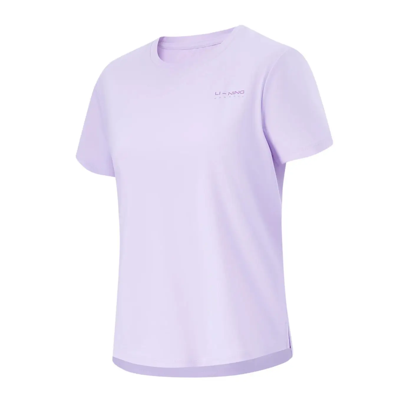 Li-Ning Women FITNESS Training T-Shirt Breathable AT DRY LiNing Loose Fit 86%Polyester14%Spandex Sport Short Sleeve Tee ATSU454