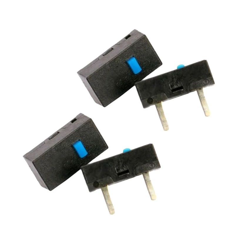 96BA Feel Tuning Maus Mikroschalter Ersatz 2 Pin Blauer Einsatz 4er Pack für Imperator Naga 3300 3600 Tastenreparatur – Detail 8