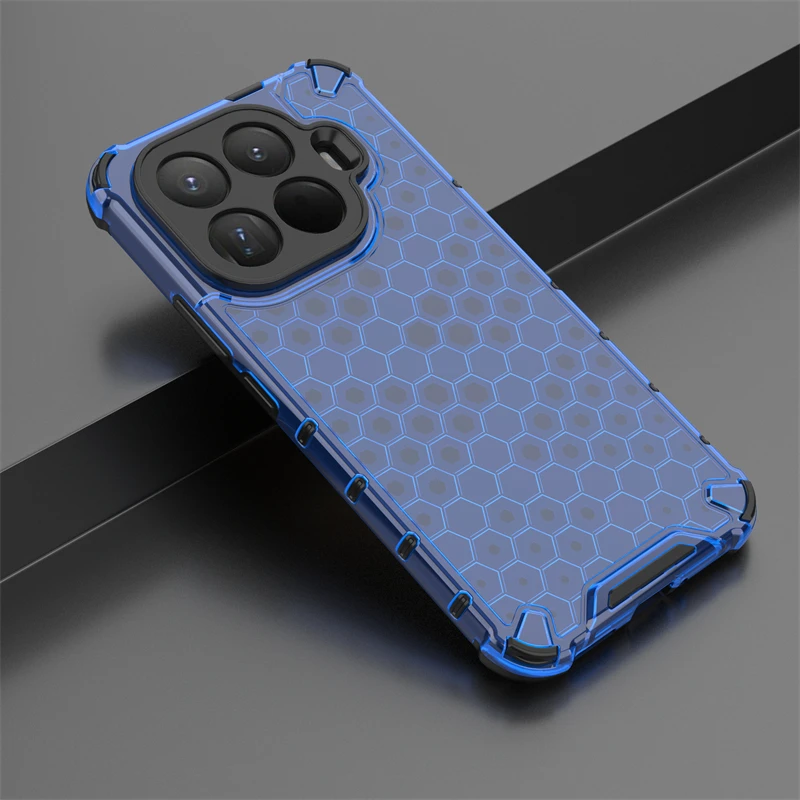 Shockproof Transparent Case For Xiaomi 15T Pro Honeycomb Armor PC Full Back Case Xiaomi 15T Pro Case Cover For Xiaomi 15T Pro view 6