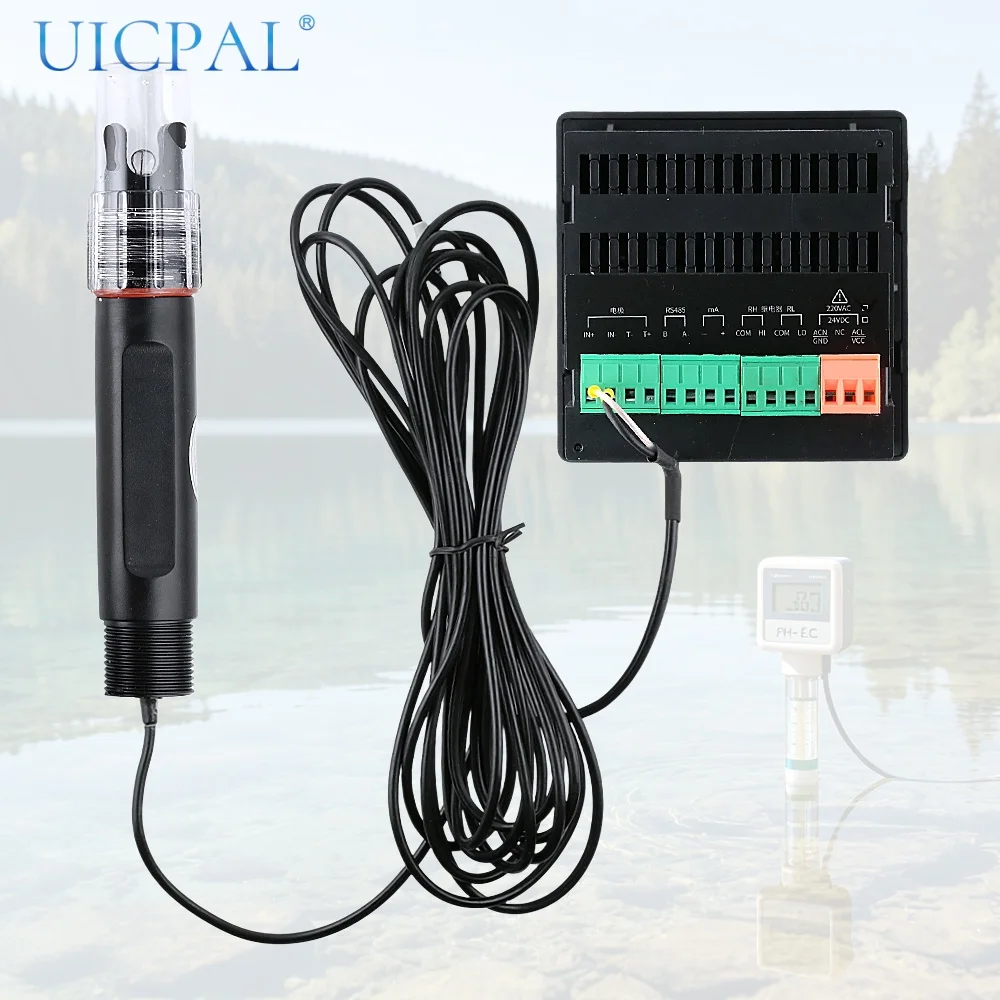 PH-Sensormodul mit Intelligenter Steueranzeige 0-14 0,01 Wasserqualitäts-Transmitter RS485 4-20mA Relais DC24V AC220V – Detail 6
