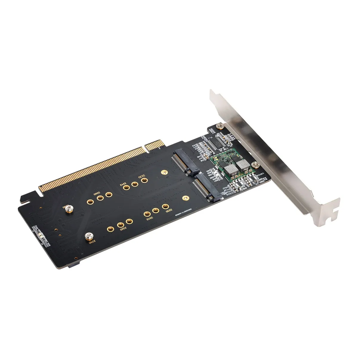 Xiwai 4X NVME M.2 AHCI to PCIE Express 3.0 Gen3 X16 Raid Card VROC Raid0 Hyper Adapter