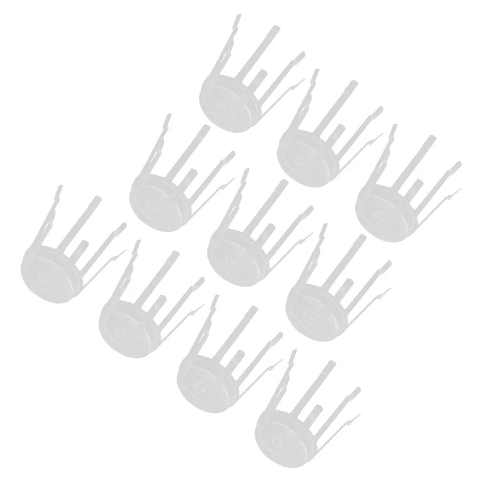 10 قطع من البلاستيك باقة قاعدة زهرة حامل مثبت لتزيين طاولة الزفاف DIY المشاريع الحرفية المدمجة خفيفة الوزن المحمولة #1