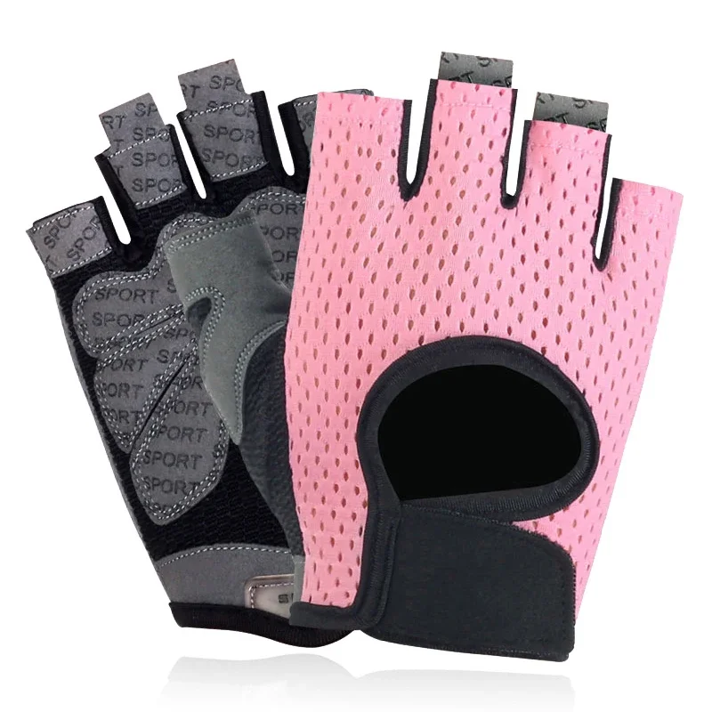 Half Finger Cycling Hiking Glove Men Women Gym Weightlifting Gloves