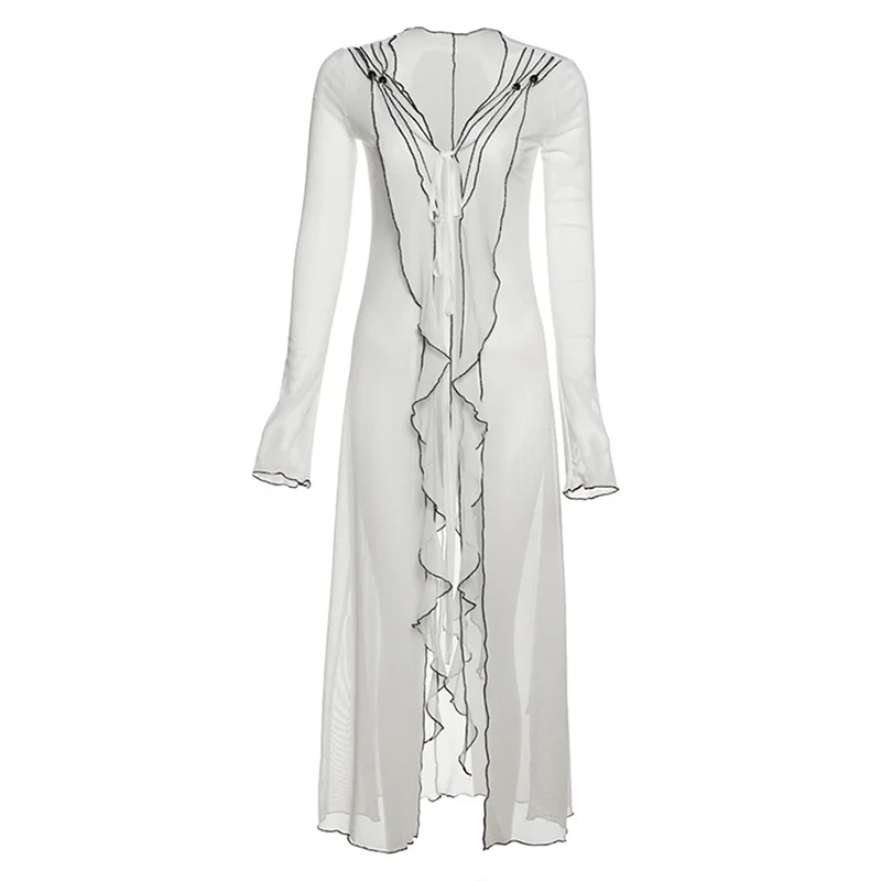 2025  Summer Cross-border New Light and Irregular Streamers Solid Color Slim Spice Girl Casual Solid Color Top Women