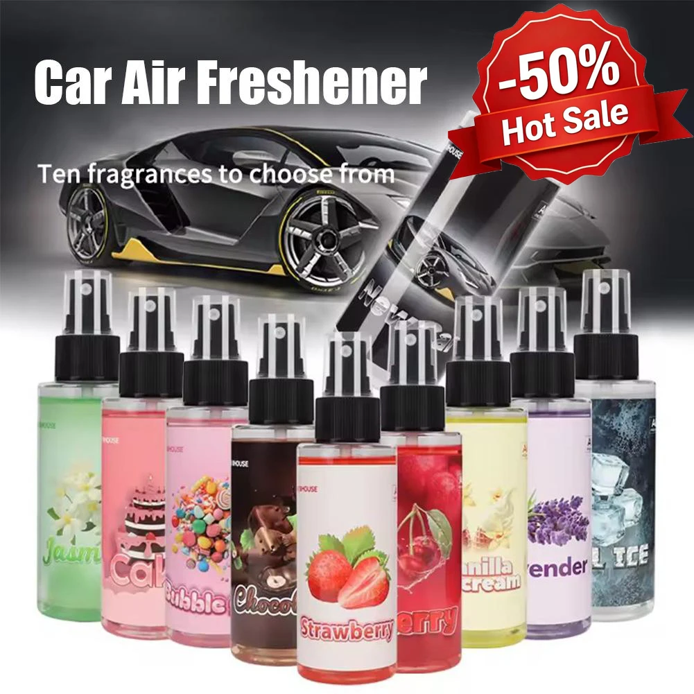 Car Air Freshener Odor Eliminator Fruity and Floral Fragrance Air Mist Air Freshener 100 ml Non-alcoholic