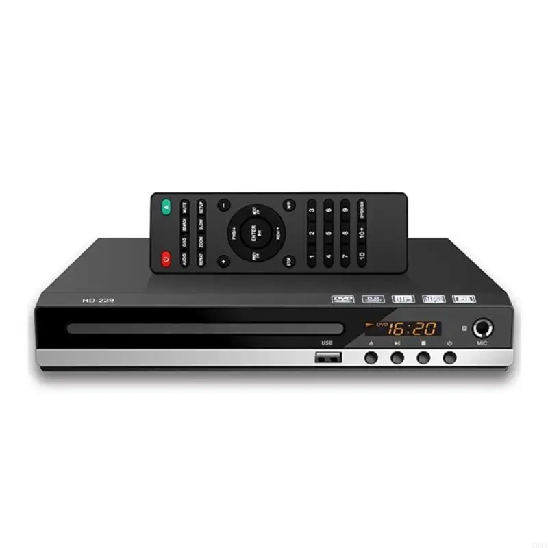 Q5WA Home tương thích đầu DVD Player đầy đủ độ phân giải cao 1080p Người chơi SVCD kỹ thuật số