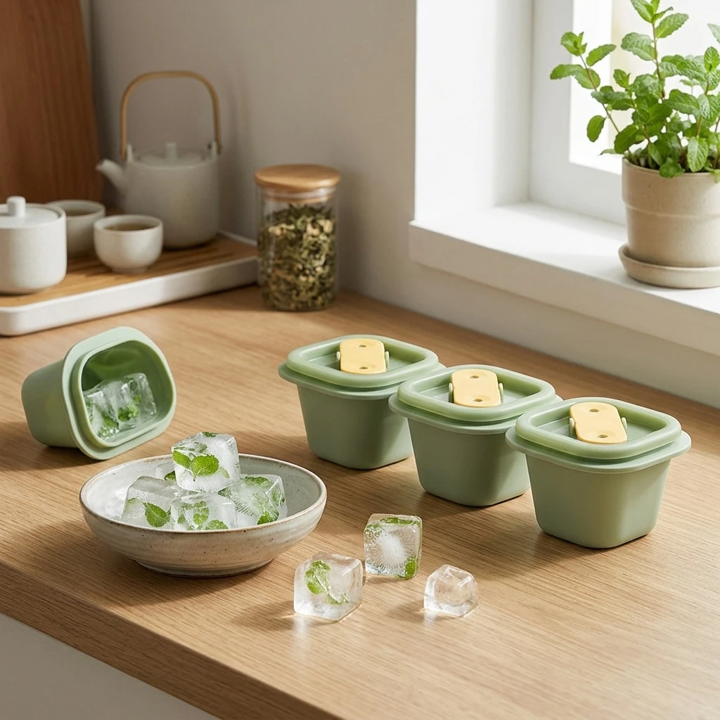 Molde de silicona para cubitos - Baby Food Homemade reseña y precio