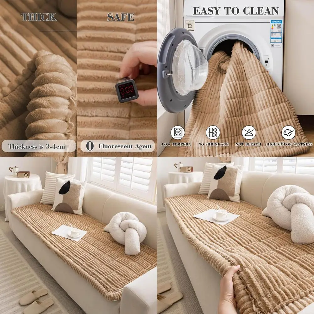 

Моющийся, нескользящий чехол для дивана для собак, 27,6 x 82,7, защищает мебель от шерсти животных и скольжения.