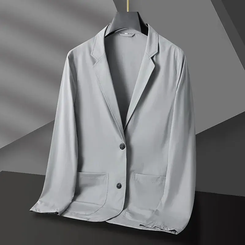 

10156-T- Korean slim-fit business professional suit with casual jacket