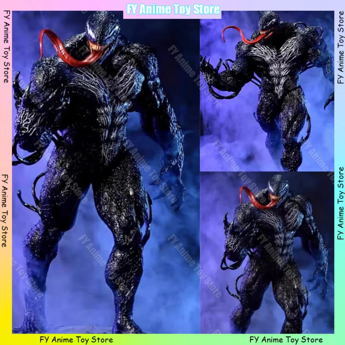 30cm Venom Anti Hero Stance Large Figure Film Derivatives Genuine Model Figurine Toy Desktop Ornament Birthday Gift Collectors