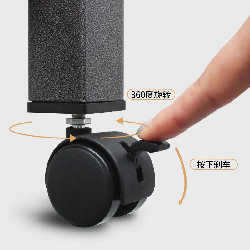 Customized. Gourd Hole Shelf Shelf Supporting Wheel Universal Rotating Adjustable Shelf with Brake No Individual Pu