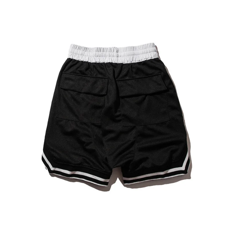 Pantalones cortos de marca para hombre, pantalones cortos deportivos de secado rápido para culturismo, pantalones deportivos hasta la rodilla, pantalones deportivos de verano para hombre, pantalones cortos para correr y entrenar en el gimnasio