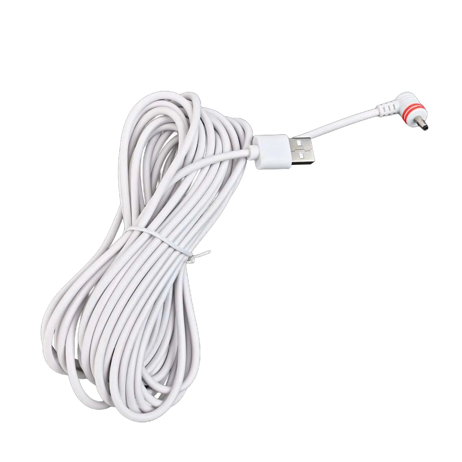 7.6m/10.4m Power Cable With Adapter Compatible With For Ring Spotlight Cam Series Weatherproof And Safe Charging