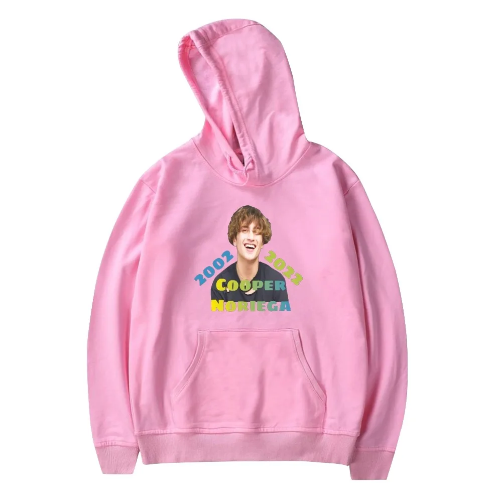 Cooper Noriega Rip Hoodie Unisex Long Sleeve Woman Man Hooded Sweatshirts Youthful Social Media Star Rest in Peace Clothes
