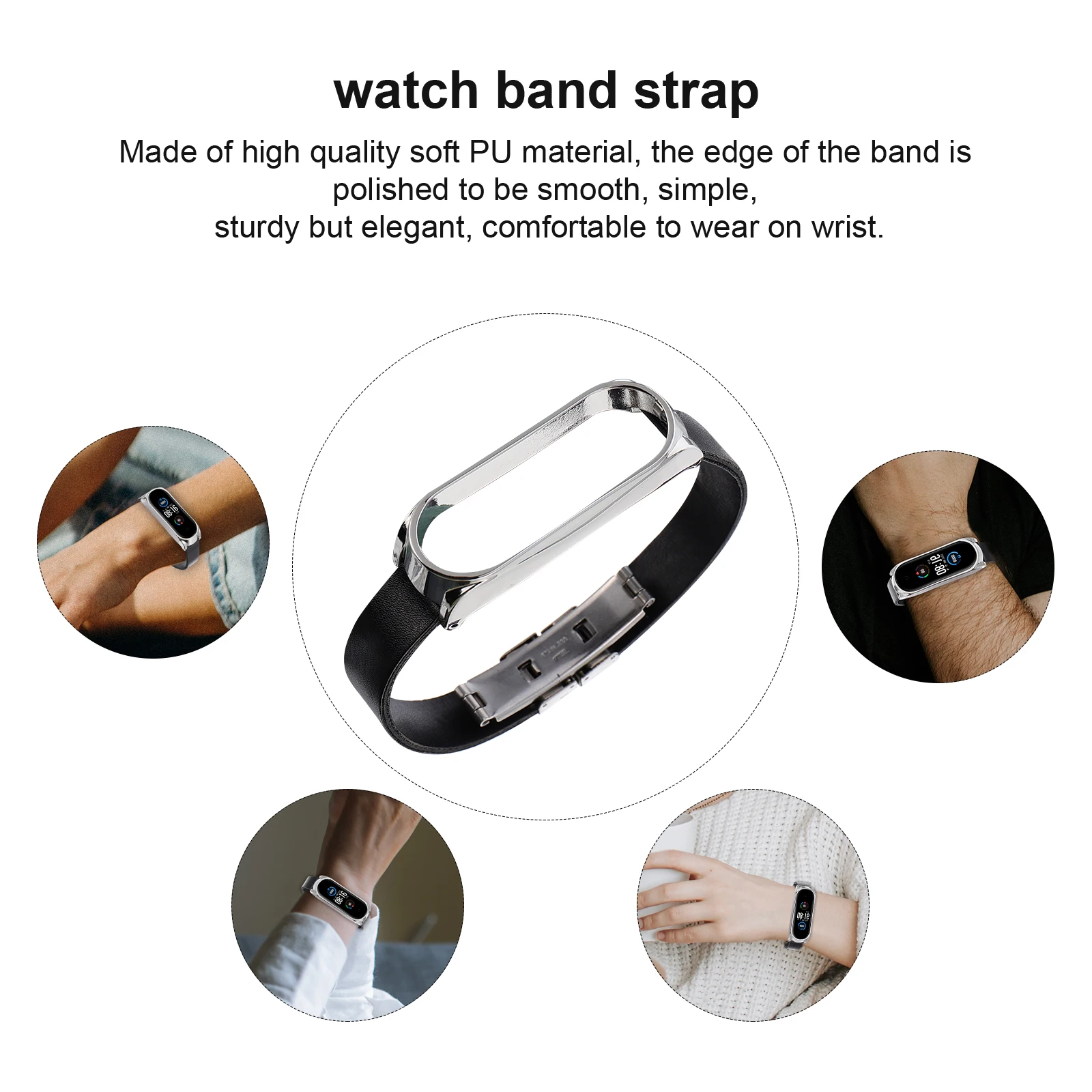 

Replacement Wristband Bracelet Snap Shell Butterfly Buckle Fitness Wristbands Bracelets