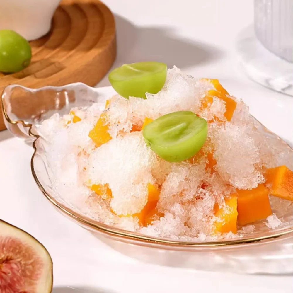 Shaved Ice Machine Mini Ice Crusher Hand Operated Shaved Ice Milkshake Maker Household Portable Small Hail Machine Kitchen Tool - view 6