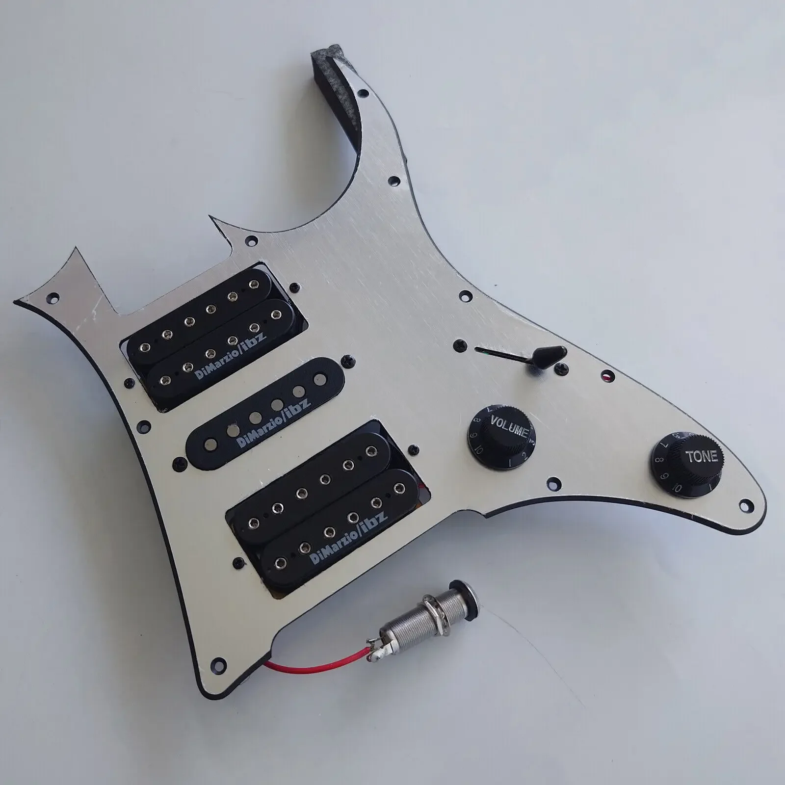 Guitar Prewired Loaded Pickguard with HSH Alnico 5 Humbucker Pickups Set for RG Electric Guitars Replacement Parts