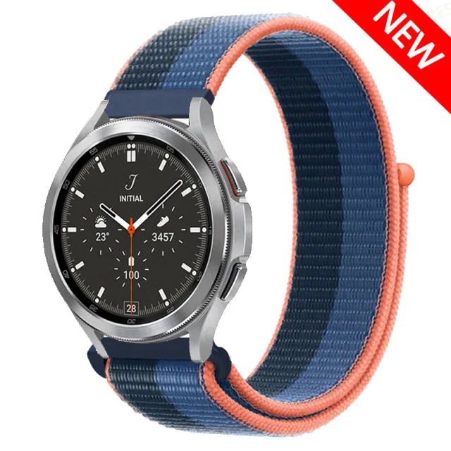 20mm/22mm band For Samsung Galaxy Watch 6/5/4/classic/3/active 2 45mm/42mm/44mm Nylon Bracelet Huawei watch GT 2 2e 3 pro strap