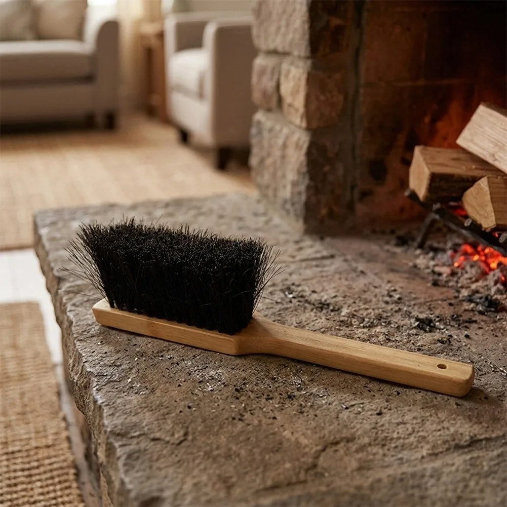 Efficient Cleaning Fireplace Brush Cleaning Tasks for Easy Reach Extended Reach Household Use Robust Bristles Safety Maintenance