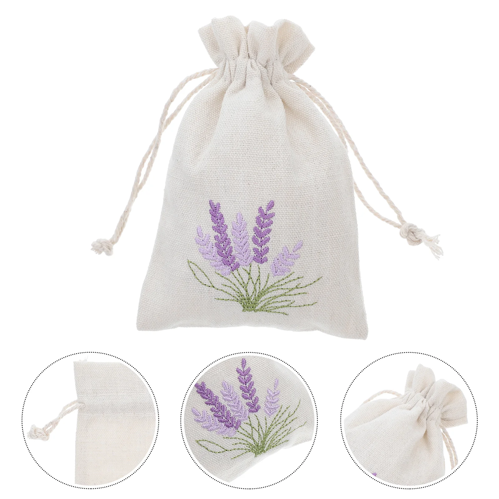 10 Pcs Sachets Lavender Bag Duffle Empty Scent Bags Parcel Shopping Coin Wrappers