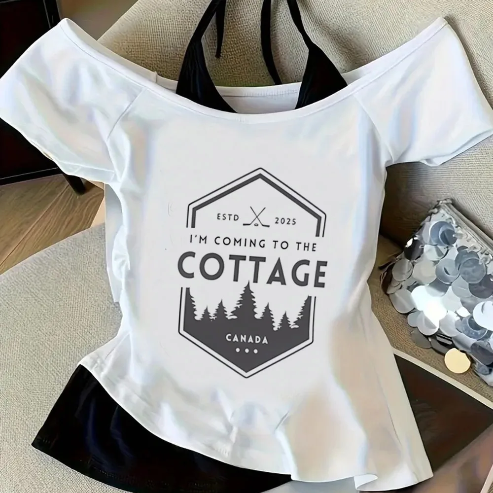 Heated Rivalry cropped top girl manga dollette grunge alternative  t-shirt alternative  japanese gothic summer clearance sales