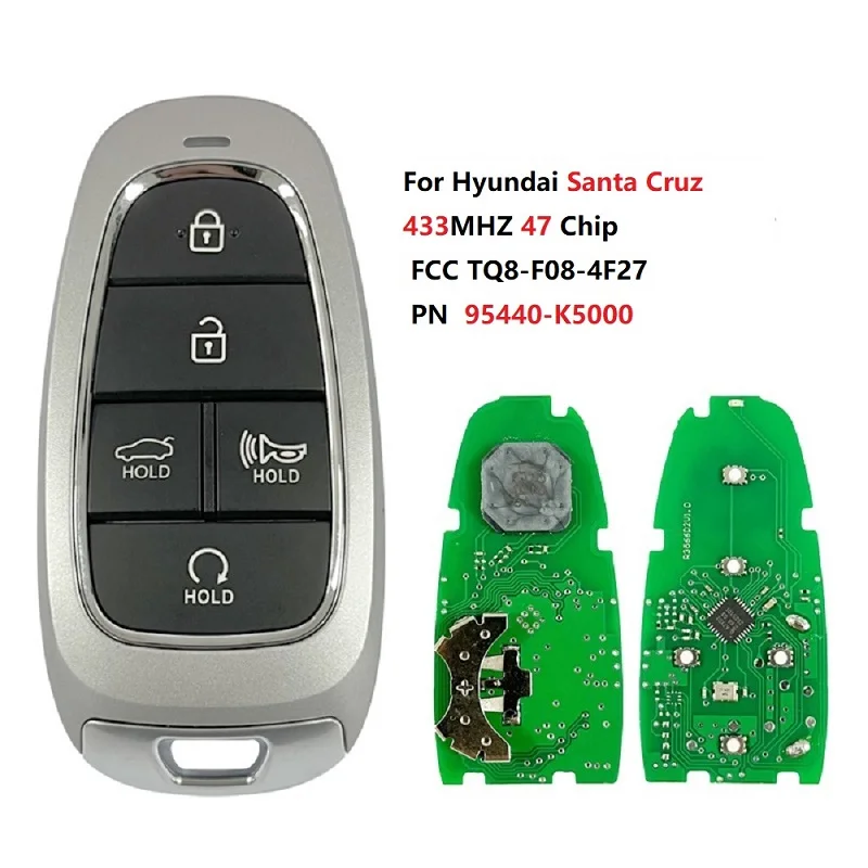 

CN020257 Part Number 95440-K5000 For Hyundai Santa Cruz Key Fob 433MHZ 47 Chip Remote Entry FCC TQ8-F08-4F27