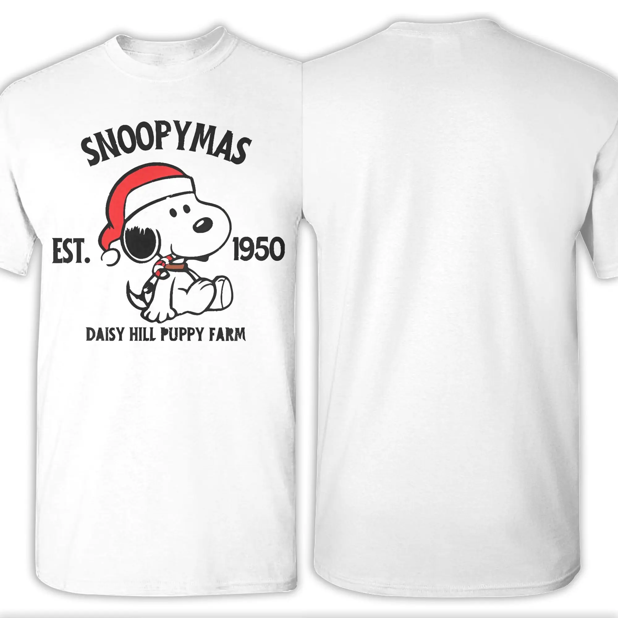 سنوبي سنوبياس عيد ميلاد سعيد سانتا كلوز جديد وصول تي شيرت الرجال النساء القطن الخالص تي شيرت الملابس #5