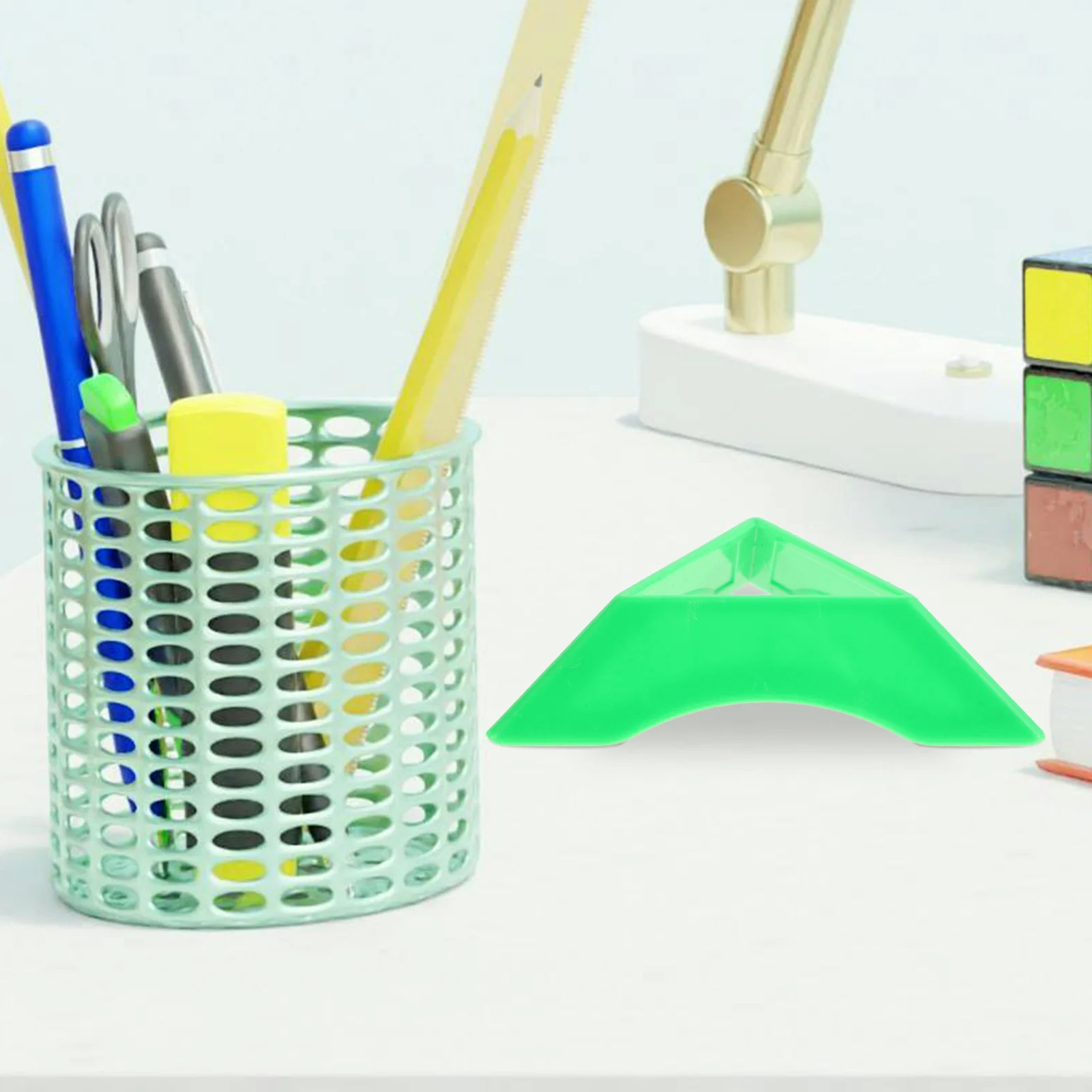 Soporte de trípode con Base triangular colorida para rompecabezas, teléfonos, tabletas, accesorios de marco de exhibición de escritorio, 20 piezas