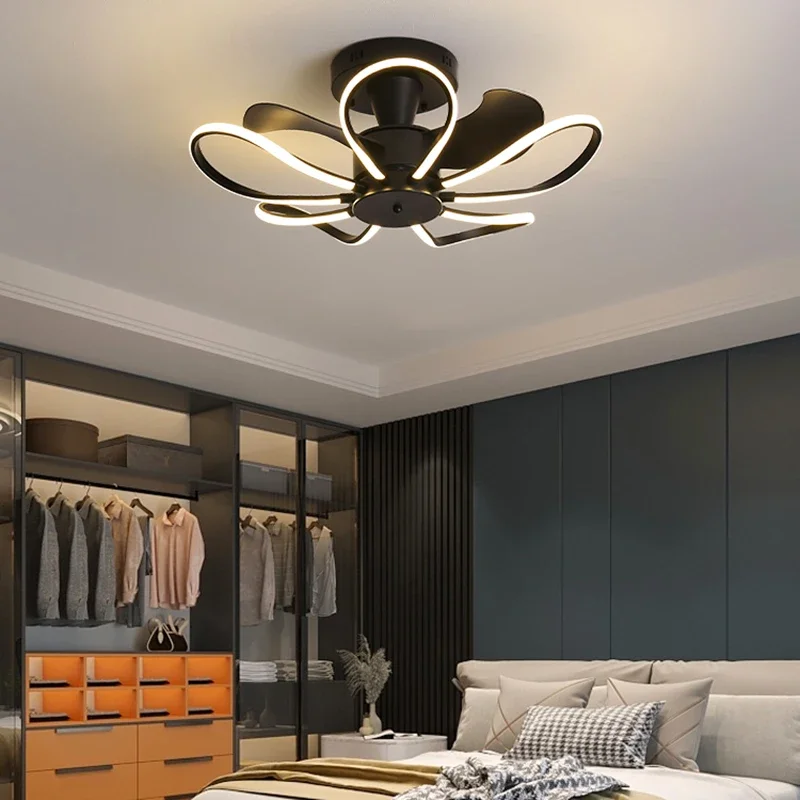 

Bedroom decor led invisible ceiling fan light lamp dining room ceiling fans with lights remote control lamps for living room