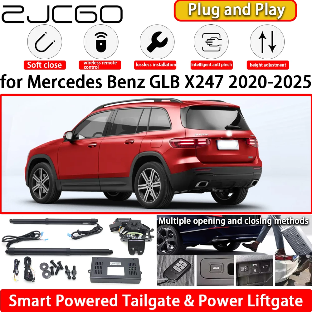 

ZJCGO for Mercedes Benz GLB X247 2020-2025 OEM Automatic Electric Powered Tailgate Power Liftgate Tail Gate Lift Kit System