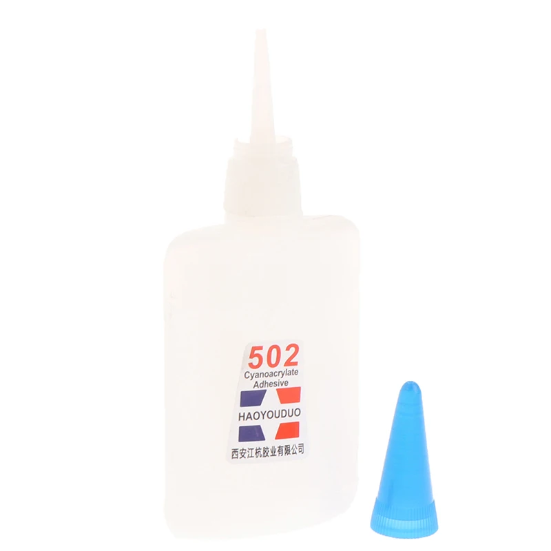 50ml Quick-drying Super Glue 502 Instant Strong Adhesive Toys Crafts Shoes Paper Wood Plastic Fast Repairing Glue Universal