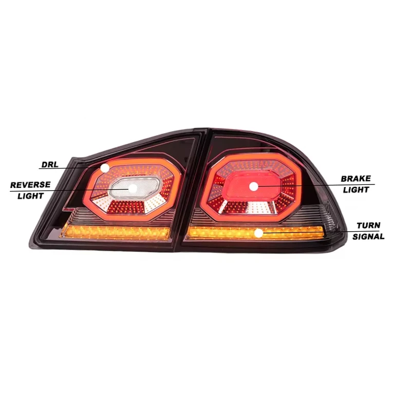 Car Lights LED Taillight Assembly for Honda Civic FD2 TypeR 2006-2015, Custom Mold Car Tail Lamp Accessories For Civic 8th Muge