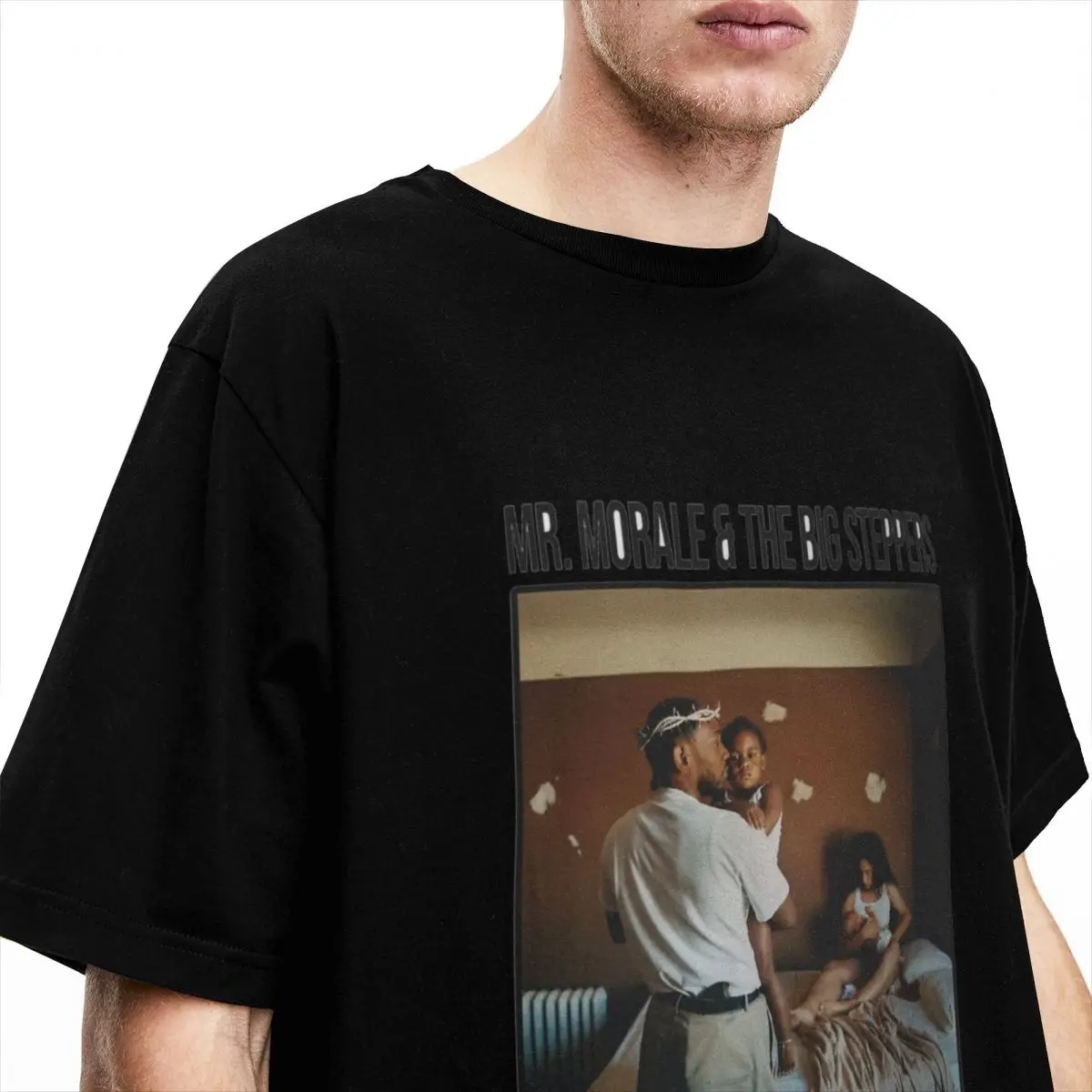 Art The Big Steppers T Shirt Men Kendrick Lamar Streetwear 100 Cotton T Shirts Summer O Neck Tees Wholesale Oversized Clothes