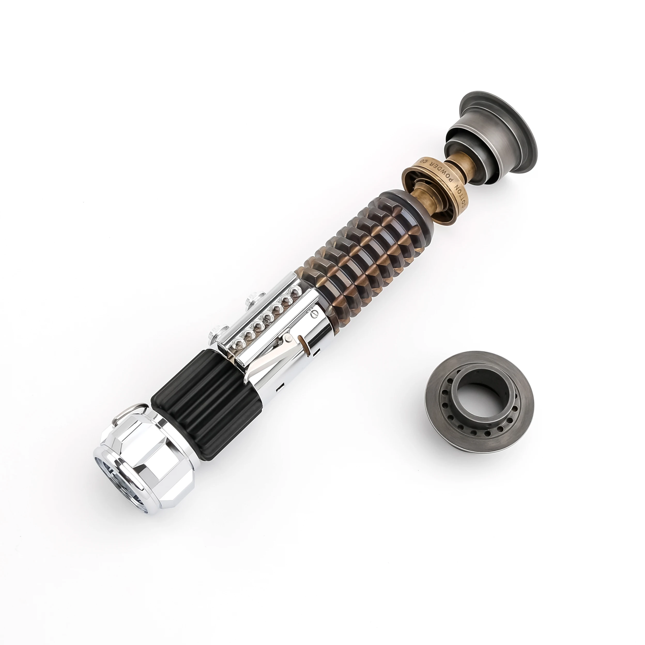 

TXQSABER Obi-Wan EP4 Proffie Lightsaber Metal Collection Laser Saber Bluetooth Light ECO Gift Fonts Toys-No Blade