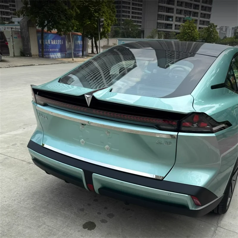 

Для CHANGAN темно-синий DEEPAL SL03 2022 2023, хромированный Стайлинг, задняя дверь багажника, дверная полоса, стример, накладка на крышку