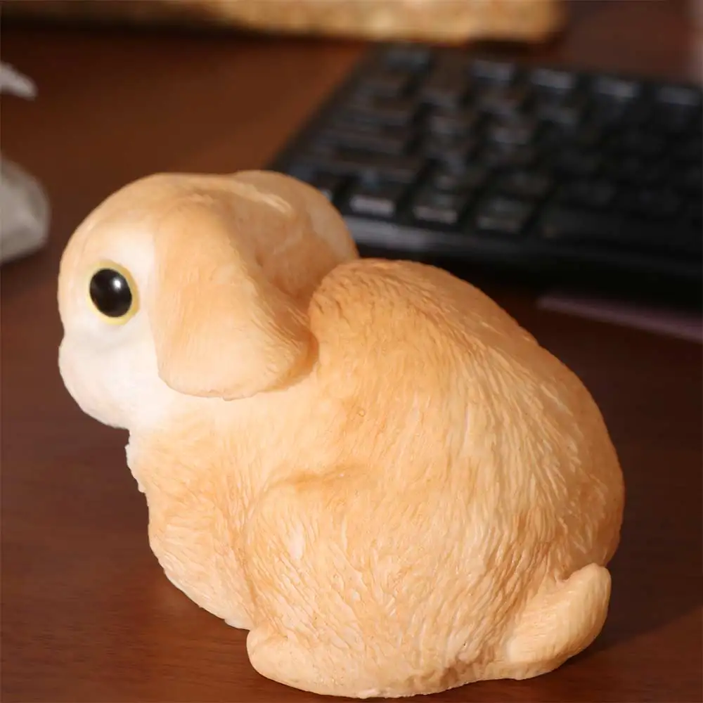 انتعاش بطيء أرنب كبير ضغط لعبة الكرتون الملونة محاكاة أرنب ضغط اللعب الحيوان لينة أرنب تململ لعبة اللعب الحسية