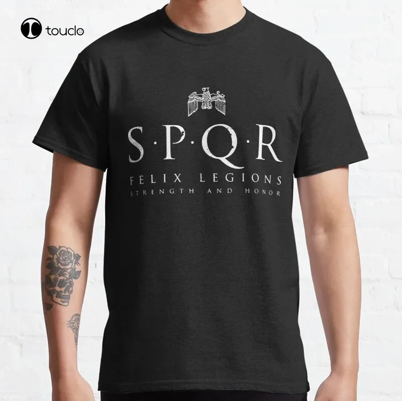 Roman Army Spqr Felix Legions General Of The Northern Army Romans Classic T-Shirt Cotton Tee Shirt