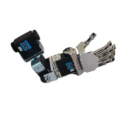 3 dof-Robot de mano izquierda y derecha, mano humanoide con cinco dedos, Servo manipulador para brazo de robótica, Kit ensamblado, mano programable