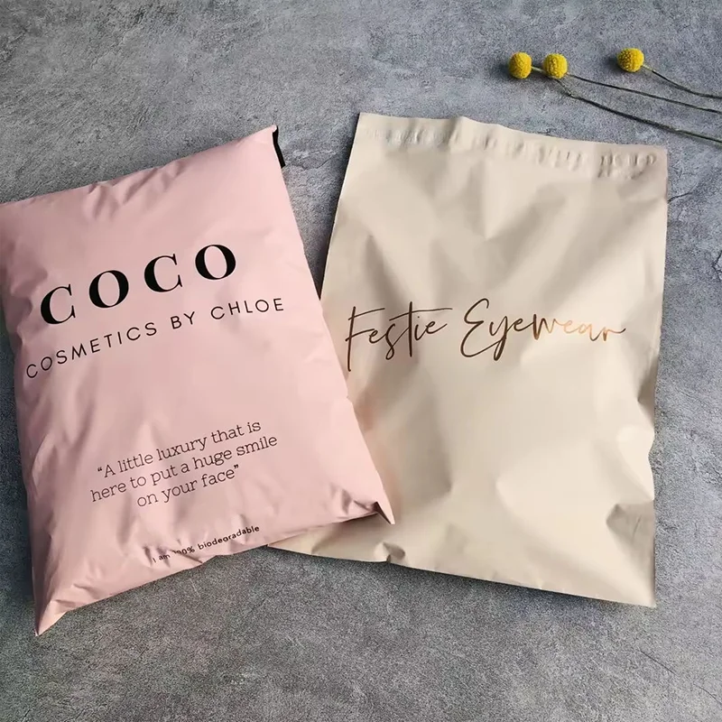 Bolsas de correo de polietileno personalizadas con logotipo, bolsas exprés de plástico autoadhesivas, bolsas para envolver regalos, embalaje personalizado