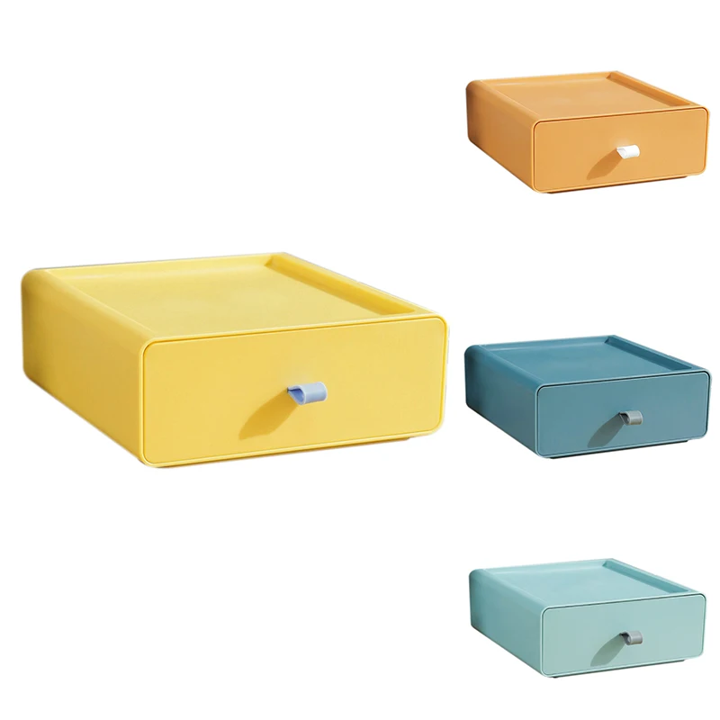 Drawer Desktop Student Stationery Small Storage Box On The Office Desk