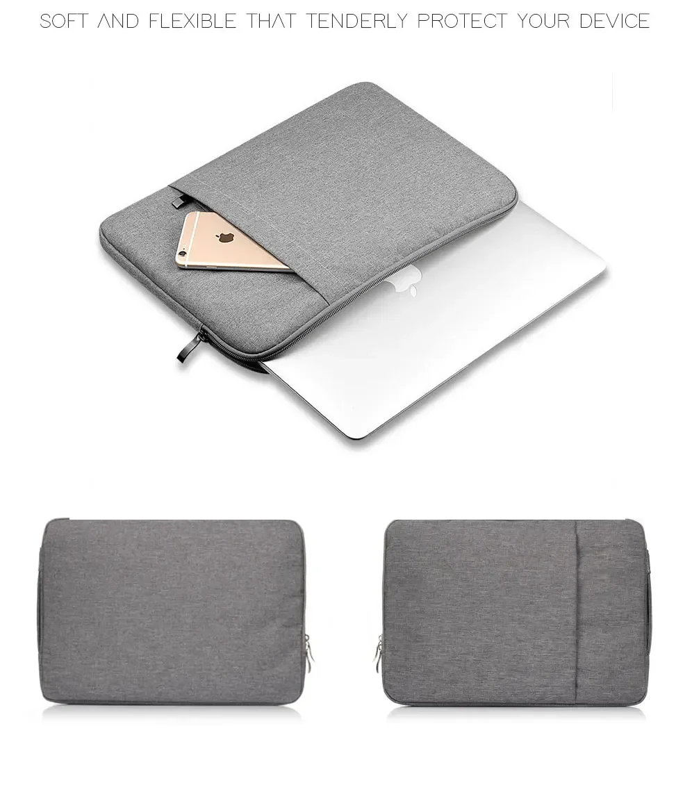 

Handbags Sleeve Case Compatible with 13.3 14 15 15.6 inch Laptop Bag Zipper Notebook Computer Sleeve Laptop PC Tablet Pouch