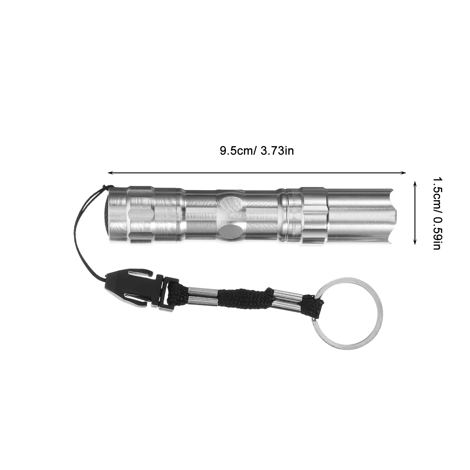 2 قطعة LED مصباح يدوي قوي سبائك الألومنيوم مقاوم للماء الشعلة المحمولة للتخييم التنزه الأنشطة في حالات الطوارئ في الهواء الطلق #4
