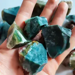 Natural Green Agate Stone Mineral Specimens for Your Colletion Raw Home Garden Decoration Stone Where Natural Beauty Begins