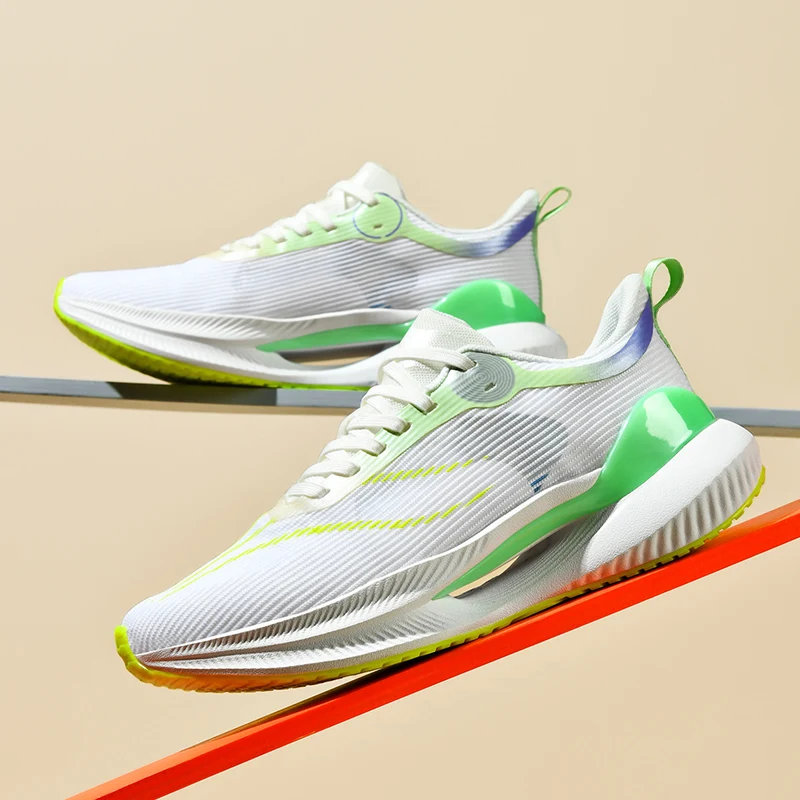 

New Fashion Marathon Running Shoes Men Women Lightweight Comfortable Non Slip Professional Sneakers Neutral Gym Training Shoes