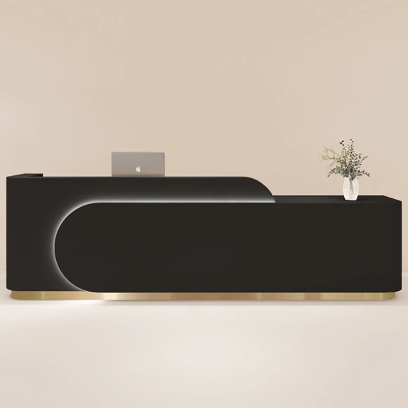 Cafe Study Reception Desk Beauty Institute Help Luxury Front Reception Desk Infodesk Counter Recepcion Mostrador Furniture