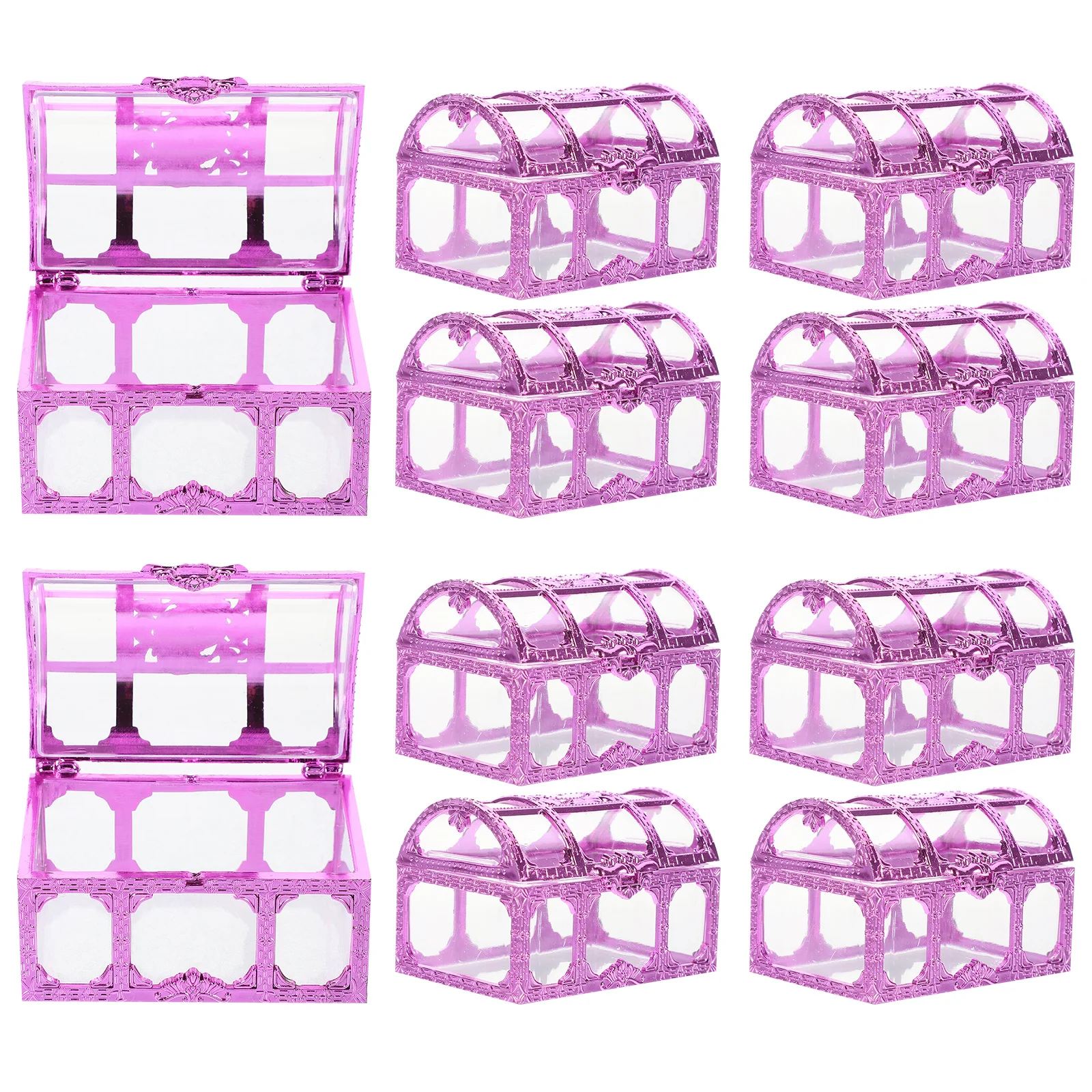 

12Pcs Lovely Cookie Box Multi-Function Present Wrapping Containers for Wedding Birthday Party Favors and Small Goodies Storage